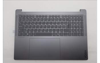 Lenovo 5CB1S50834 C-Cover with keyboard, Belgian, Luna Grey, UK