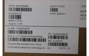 Lenovo 5CB1S50995 C-Cover with keyboard, Ukraine, Tidal Teal, US