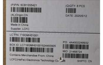 Lenovo 5CB1S55421 MX031_D_COVER_AL_WLAN_ASSY