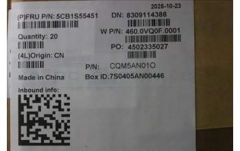 Lenovo 5CB1S55451 C-Cover, ASM, KRK, WWAN, With Dummy Smart Card