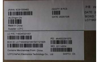 Lenovo 5CB1S55462 A-Cover, MP6C0_FHD_ASSY