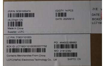 Lenovo 5CB1S55474 B-COVER, MPV60, IR Camera_ASSY