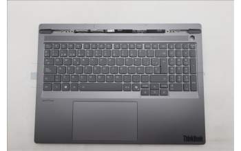 Lenovo 5CB1S57392 C-Cover with keyboard, Spanish, ClickPad, w/Screw, UK