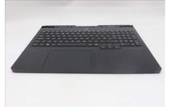 Lenovo 5CB1S57445 C-Cover with keyboard, UK English, Eclipse Black, White Backlight, UK
