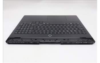 Lenovo 5CB1S57458 C-Cover with keyboard, Portuguese, Eclipse Black, White Backlight, UK