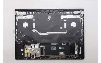 Lenovo 5CB1S57468 C-Cover with keyboard, Belgian, Eclipse Black, RGB Backlight, UK