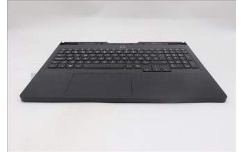 Lenovo 5CB1S57468 C-Cover with keyboard, Belgian, Eclipse Black, RGB Backlight, UK