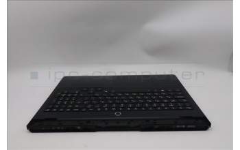 Lenovo 5CB1S57470 C-Cover with keyboard, Bulgarian, Eclipse Black, RGB Backlight, UK