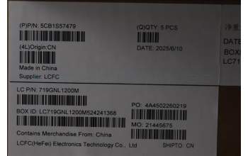 Lenovo 5CB1S57479 C-Cover with keyboard, Greek, Eclipse Black, RGB Backlight, US