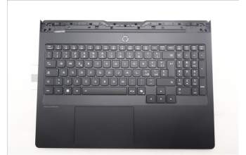 Lenovo 5CB1S57483 C-Cover with keyboard, Italian, Eclipse Black, RGB Backlight, UK