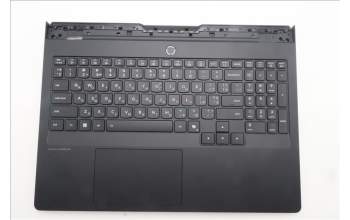 Lenovo 5CB1S57496 C-Cover with keyboard, Ukraine, Eclipse Black, RGB Backlight, US