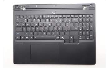 Lenovo 5CB1S75710 C-Cover with keyboard, US English Euro, Eclipse Black, RGB Backlight, Anodizing Sandblasting, US