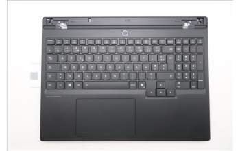 Lenovo 5CB1S75711 C-Cover with keyboard, French, Eclipse Black, RGB Backlight, Anodizing Sandblasting, US