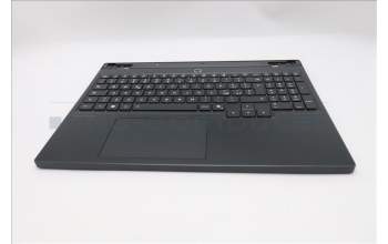 Lenovo 5CB1S75719 C-Cover with keyboard, Italian, Eclipse Black, RGB Backlight, Anodizing Sandblasting, UK