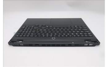 Lenovo 5CB1S75723 C-Cover with keyboard, Nordic, Eclipse Black, RGB Backlight, Anodizing Sandblasting, UK