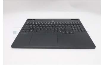 Lenovo 5CB1S75725 C-Cover with keyboard, Russian, Eclipse Black, RGB Backlight, Anodizing Sandblasting, US