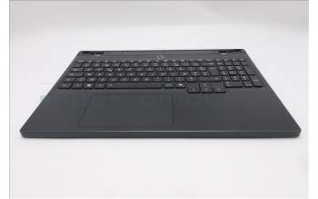 Lenovo 5CB1S76595 C-Cover with keyboard, French, Eclipse Black, White Backlight, Anodizing Sandblasting, US