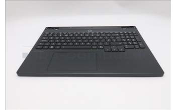 Lenovo 5CB1S76616 C-Cover with keyboard, UK English, Eclipse Black, White Backlight, Anodizing Sandblasting, UK