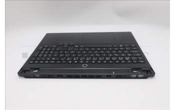Lenovo 5CB1S76652 C-Cover with keyboard, Czech Slovakian, Eclipse Black, White Backlight, Painting, UK