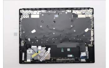 Lenovo 5CB1S76663 C-Cover with keyboard, Italian, Eclipse Black, White Backlight, Painting, UK