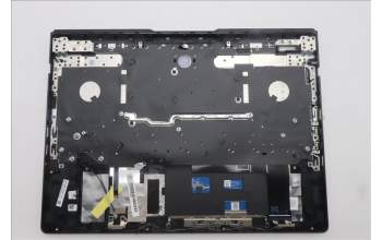 Lenovo 5CB1S76707 C-Cover with keyboard, Ukraine, Eclipse Black, White Backlight, US