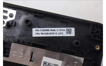 Lenovo 5CB1S76712 C-Cover with keyboard, Czech Slovakian, Eclipse Black, RGB Backlight, UK