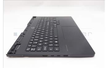 Lenovo 5CB1S80248 C-Cover with keyboard, Nordic, Eclipse Black, RGB Backlight