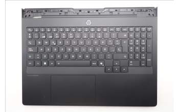 Lenovo 5CB1S80252 C-Cover with keyboard, Spanish, Eclipse Black, RGB Backlight