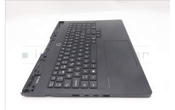 Lenovo 5CB1S80253 C-Cover with keyboard, Switzerland, Eclipse Black, RGB Backlight, UK