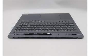 Lenovo 5CB1S82728 C-Cover with keyboard, Danish, Luna Grey, Non-FingerPrint, UK