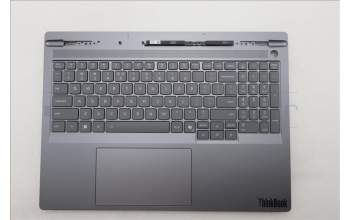 Lenovo 5CB1S82731 C-Cover with keyboard, US English Euro, Luna Grey, Non-FingerPrint, US