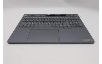 Lenovo 5CB1S82735 C-Cover with keyboard, Greek, Luna Grey, Non-FingerPrint, US