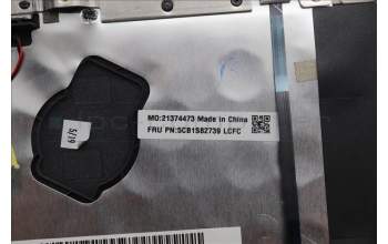 Lenovo 5CB1S82739 C-Cover with keyboard, Italian, Luna Grey, Non-FingerPrint, UK