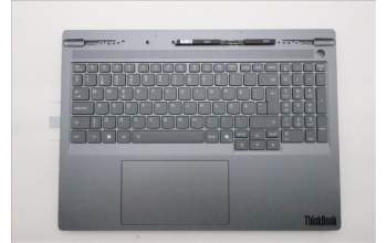 Lenovo 5CB1S82747 C-Cover with keyboard, Swedish/Finnish, Luna Grey, Non_FingerPrint