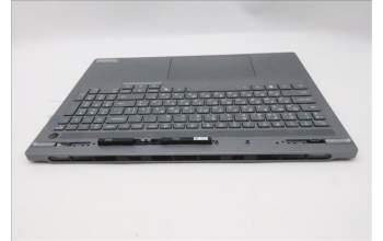 Lenovo 5CB1S82753 C-Cover with keyboard, Ukraine, Luna Grey, Non-FingerPrint, US