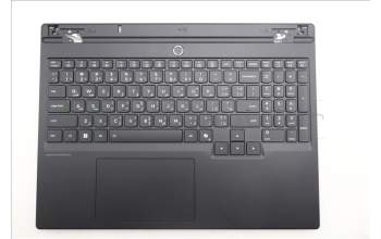 Lenovo 5CB1S82769 C-Cover with keyboard, Arabic, Eclipse Black, RGB Backlight, Anodizing Sandblasting, US