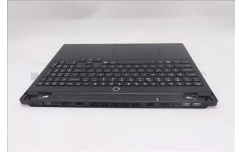 Lenovo 5CB1S82775 C-Cover with keyboard, US English Euro, Eclipse Black, RGB Backlight, Anodizing Sandblasting, US