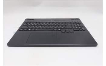 Lenovo 5CB1S82780 C-Cover with keyboard, Greek, Eclipse Black, RGB Backlight, Anodizing Sandblasting, US