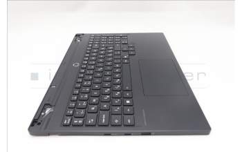 Lenovo 5CB1S82782 C-Cover with keyboard, Hungarian, Eclipse Black, RGB Backlight, Anodizing Sandblasting