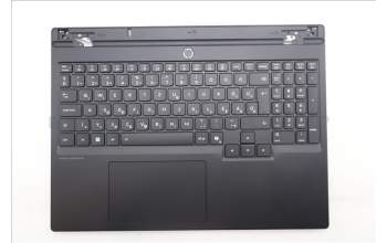 Lenovo 5CB1S82782 C-Cover with keyboard, Hungarian, Eclipse Black, RGB Backlight, Anodizing Sandblasting, UK