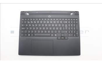 Lenovo 5CB1S82789 C-Cover with keyboard, Portuguese, Eclipse Black, RGB Backlight, Anodizing Sandblasting, UK