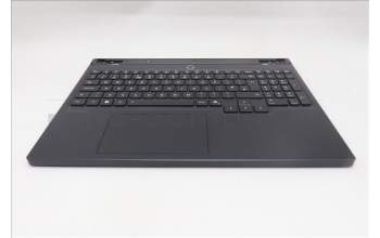 Lenovo 5CB1S82827 C-Cover with keyboard, UK English, Eclipse Black, RGB Backlight, Anodizing Sandblasting