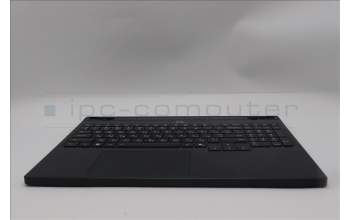 Lenovo 5CB1S82828 C-Cover with keyboard, Ukraine, Eclipse Black, RGB Backlight, Anodizing Sandblasting, US