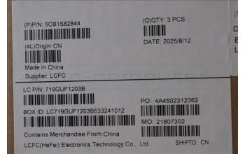 Lenovo 5CB1S82844 C-Cover with keyboard, Italian, Eclipse Black, Anodizing Sandblasting, UK