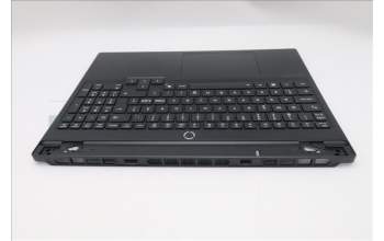 Lenovo 5CB1S82848 C-Cover with keyboard, Nordic, Eclipse Black, Anodizing Sandblasting, UK