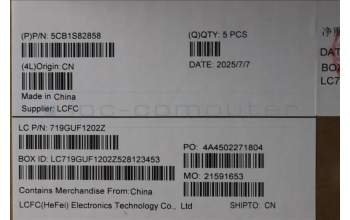 Lenovo 5CB1S82858 C-Cover with keyboard, Ukraine, Eclipse Black, Anodizing Sandblasting, US