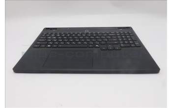 Lenovo 5CB1S82858 C-Cover with keyboard, Ukraine, Eclipse Black, Anodizing Sandblasting, US