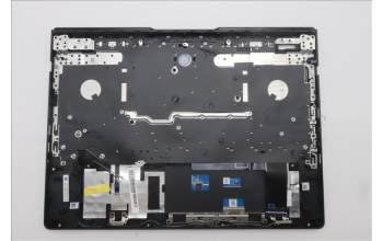 Lenovo 5CB1S87261 C-Cover with keyboard, Ukraine, Eclipse Black, White Backlight, US
