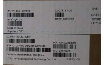 Lenovo 5CB1S87555 C-Cover with keyboard, Nordic, Eclipse Black, RGB Backlight, UK