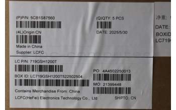 Lenovo 5CB1S87560 C-Cover with keyboard, Switzerland, Eclipse Black, RGB Backlight, UK